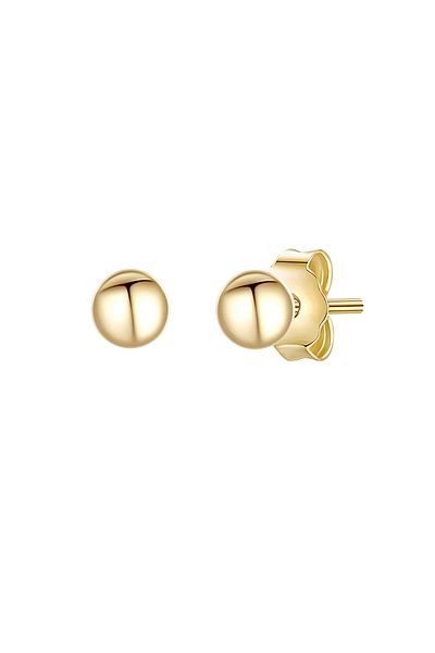 Glanzstücke München Silberohrstecker Ohrstecker Sterling Silber gelbgold