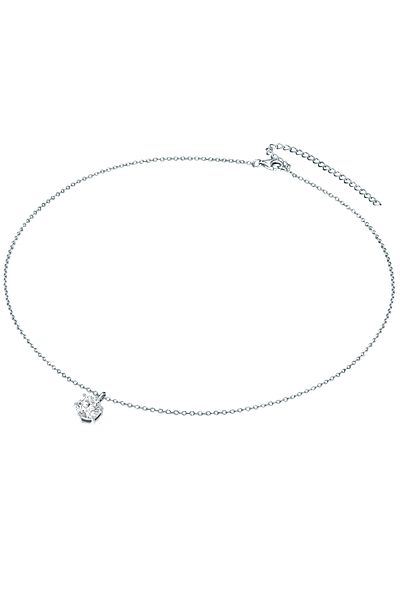 Rafaela Donata Silberohrhänger Set (Kette+Ohrstecker) Sterling Silber verziert mit Kristallen von Swarovski® weiß