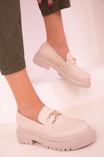 SOHO Beige Women's Casual Shoes 18340