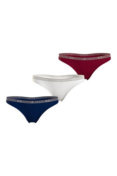 Tommy Hilfiger, Tommy Bodywear 3 Pack Thong Briefs Womens