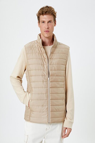 Koton Men's Beige Vest