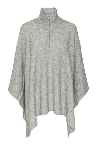 YAS. Pullover Damen/Mädchen Hellgrau Melange