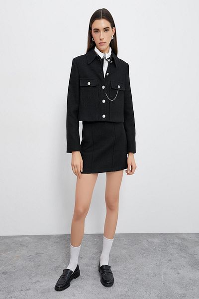 Koton Black Women's Jacket