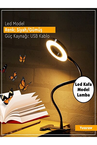 Yussraw Çok Fonksiyonlu Akrobat Masa Lambası Şiddeti Ayarlanabilir 3 Farklı I...