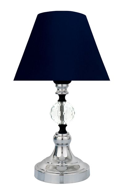 MINIMAL ETICARET VE BILGI TEKNOLOJILERI Omega Crystal Silver Chrome Cone Mini Lampshade