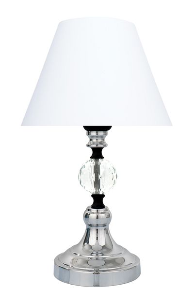 MINIMAL ETICARET VE BILGI TEKNOLOJILERI Omega Crystal Silver Chrome Cone Mini Lampshade