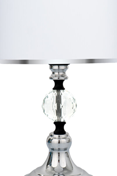 MINIMAL ETICARET VE BILGI TEKNOLOJILERI Omega Crystal Silver Chrome Mini Lampshade