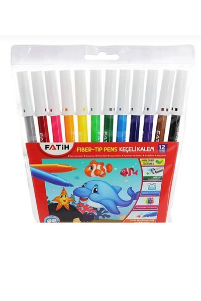 Fatih 12 Color Felt Pen