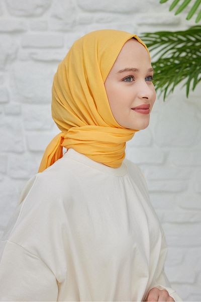 Şalland Organic Cotton Voile Shawl Melon
