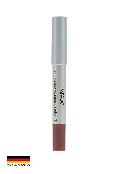 IMPALA 3'ü 1 Arada Kalem - Göz Farı, Ruj, Allık No 11