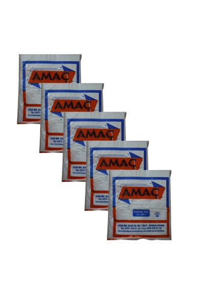 AMAÇ Transparent Hırçır Athlete Bag - Small Size 25x42 Cm, 650 Gr (5 Pack-Takriben 1,500 Pieces)