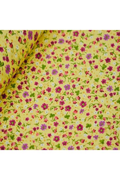daisy star Eninde Çiçekli Poplin Kumaş 170 Cm