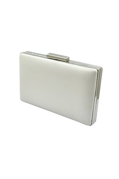 Biçanta Mother of Pearl Ecru Χρώμα Δέρμα Ματ Δερμάτινο Βραδινό Φόρεμα Τσάντα Βραδινή Τσάντα Αρραβωνιαστική Τσάντα γάμου Τσάντα Clutch