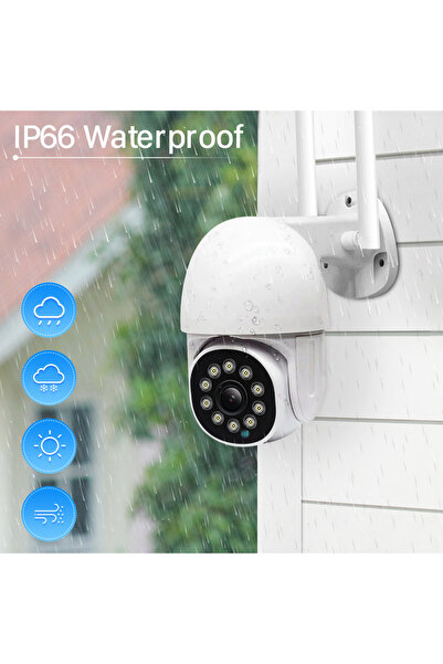 Fillikutum Cmr-13 Kablosuz 360° Hd Sesli Su Geçirmez Wifi Smart Kamera Dış Me...
