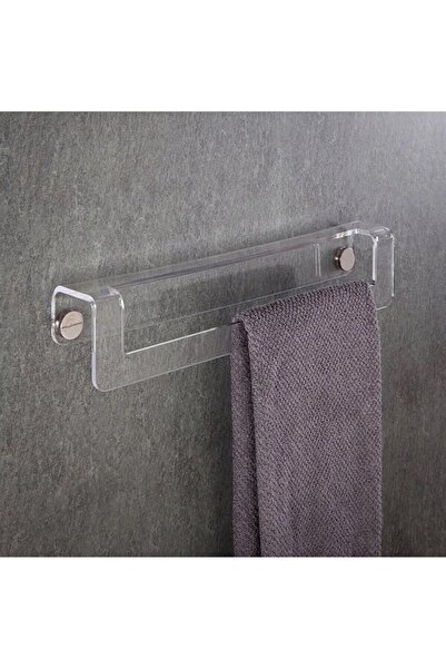 Trend Pleksi Havlu Askılığı (ŞEFFAF 30CM) 4mm