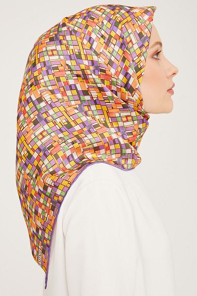 Armine SCARF SILK TIVIL 9004DT 4