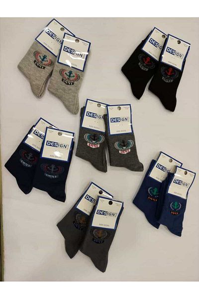 Design Socks DESIGN CHILDREN'S COTTON SOCKS 6-PACK