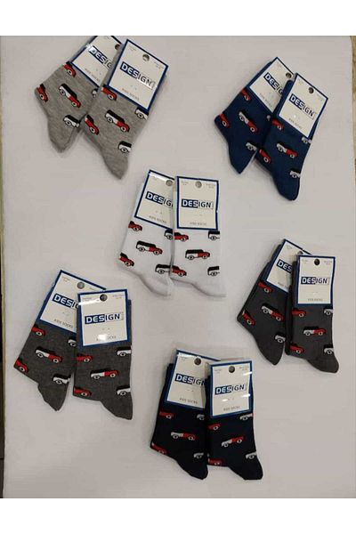 Design Socks DESIGN CHILDREN'S COTTON SOCKS 6-PACK