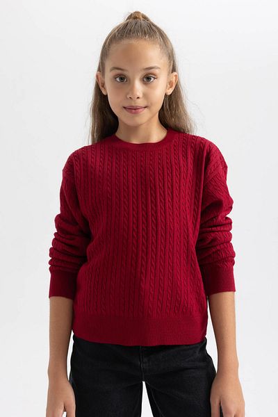 Burgundy sweaters for juniors discount