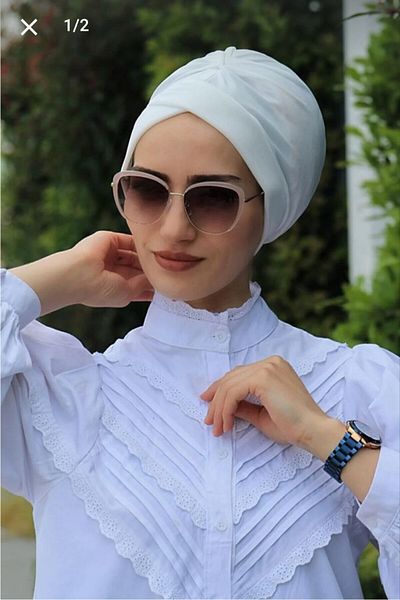 Nilbutik Bone Shawl Ready-made Hijab Clothing Cross Bone (women's Hijab Clothing) ready-made Bone Shawl