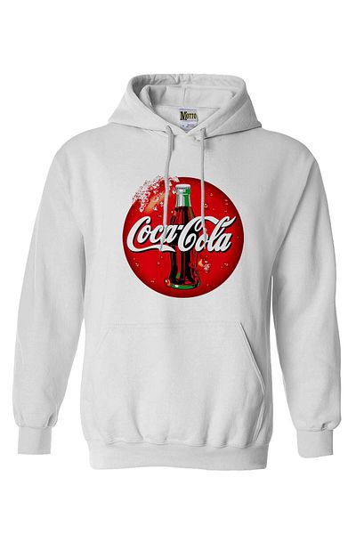 Pisa Art Λευκό φούτερ με κουκούλα Cocacol-a Visual Hoodie