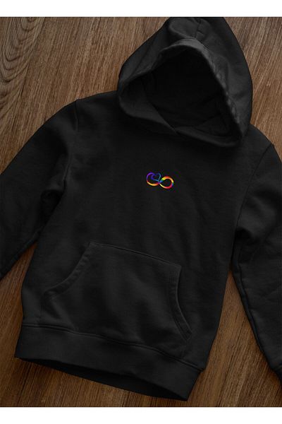 Pisa Art Φούτερ Rainbow & Infinity Design