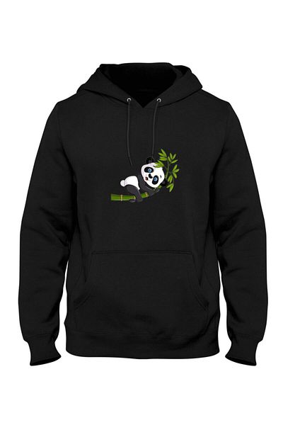 Pisa Art Φούτερ με κουκούλα Panda με τσέπες καγκουρό Bll2939