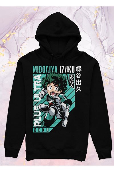 Pisa Art Моята геройска академия (boku No Hero Academia) - Deku - Суичър без джобове