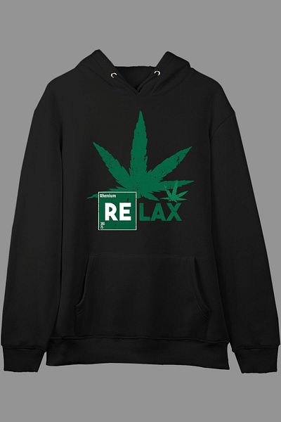 Pisa Art Суитшърт с качулка и принт Oversize Relax Design