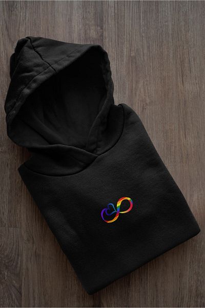 Pisa Art Φούτερ Rainbow & Infinity Design