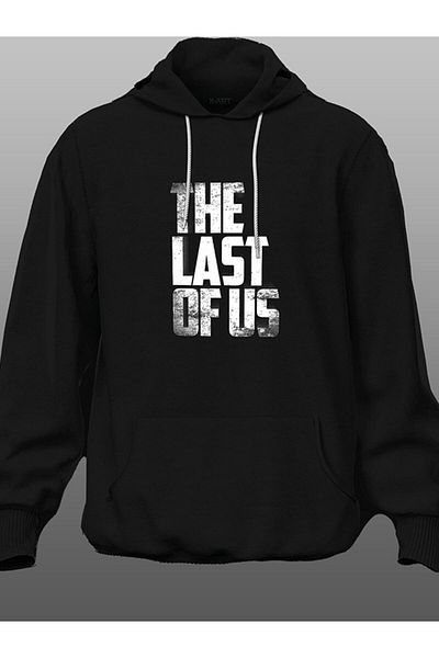 Pisa Art Унисекс черна тениска с лого на K-art Last Of Us