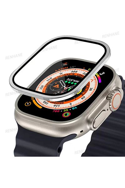 GREGOSS 49 mm Hd Screen Protector Anti Scratch Resistant Metal Protection Compatible with Apple Watch Ultra 8/2