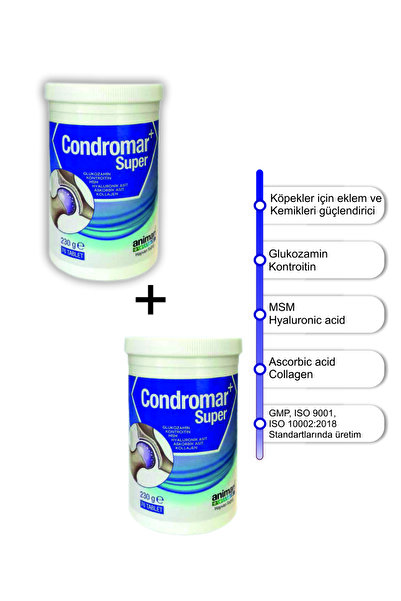 animari Condromar Super 230 gr 76 Tablet Köpekler için Glukozamin