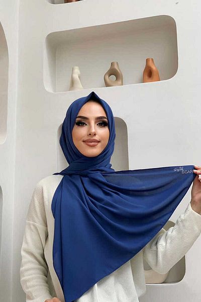 Bym Fashion 2025 Cwin Shawl Indigo