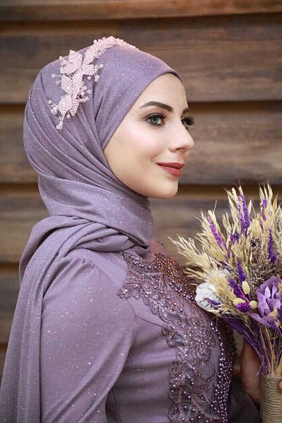 Bym Fashion 2021 Glitter Shawl Lilac