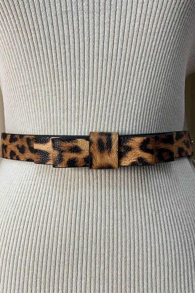 Bym Fashion 9053 Leopard Belt Leopard