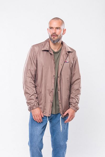 Kevin K238 Men's Beige Thin Seasonal Coat