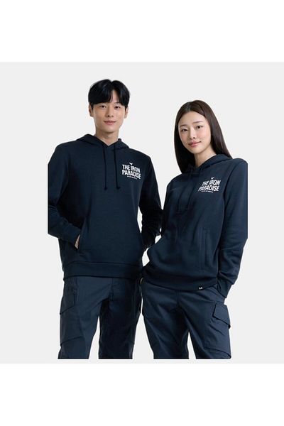 Under Armour Hanorac UNDER ARMOUR pentru barbati PROJECT ROCK RIVAL FLEECE HOODIE - 1380107001