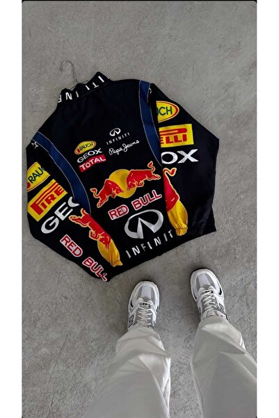 ModaTEKS redbull Dijital Desen Yağmurluk