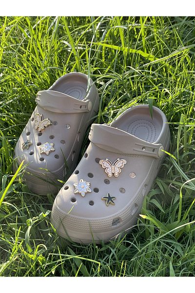 Hızlı Al Girl's Butterfly Stone Sandals Slippers