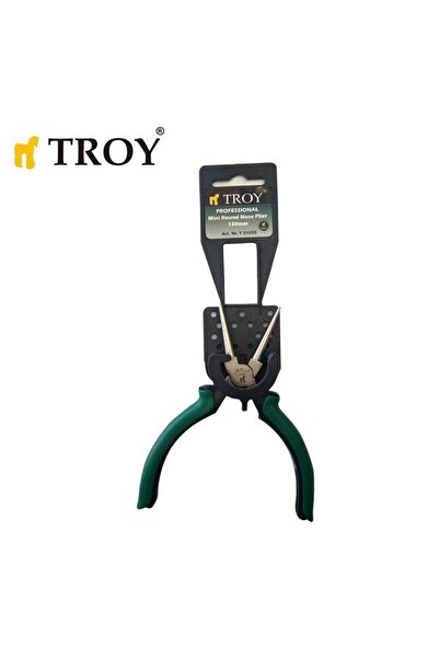 TROY 21055 Elektronikçi Yuvarlak Uçlu Kargaburun (130mm)