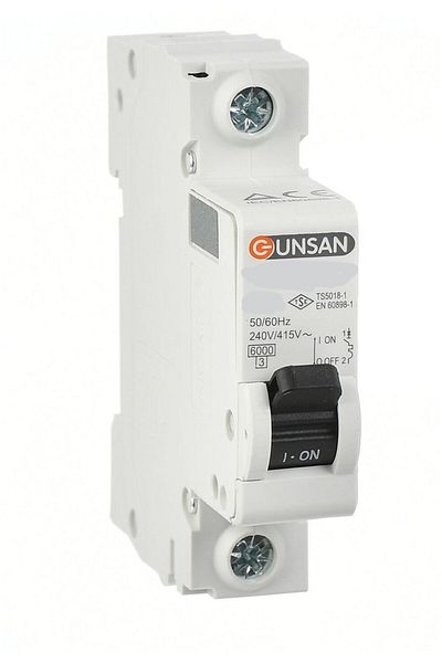 Günsan ماكينة بيع Valta 1x20a B Type 6ka W - 12 قطعة