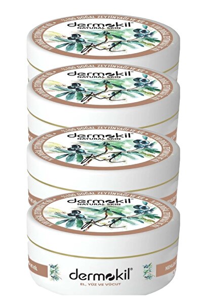 Dermokil Dermokil Hand and Face Care Cream Olive Oil 300ml X 4 Pcs