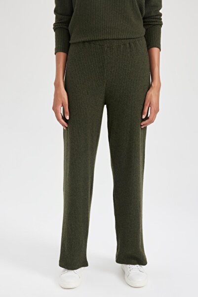 DeFacto Regular Fit Ribbed Camisole Sweatpants