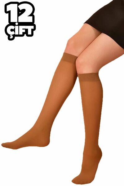 Genel Markalar Özge Opak Dizaltı Tül Çorap 12'li