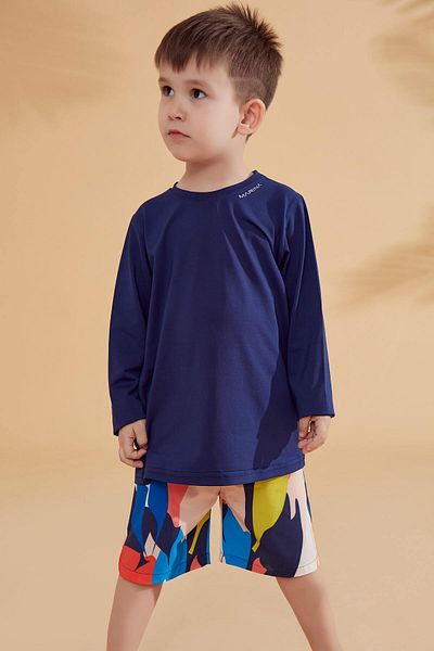 Marina Navy Blue Colored Boy's Shorts B2360