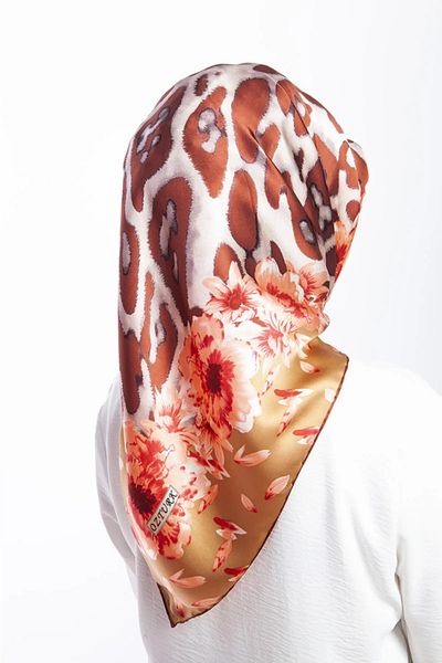 AWAM SILK 90*90 Silk Scarf - 100% Pure