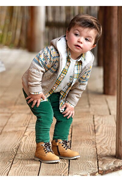 MAYORAL بنطلون بيبي ولادي أخضر 2531