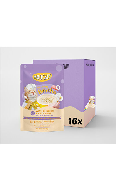 MOOCHIE Çorba Kedi Ödülü -16x40 Gr