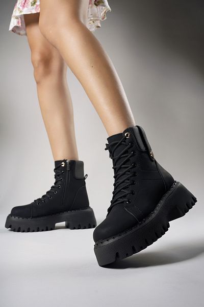 Riccon Gaearthel Women's Boots00121602 Textured Black